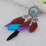 Feather Charm Necklace for Women