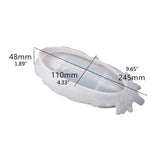 Feather Plate Epoxy Resin Mold Dish Tray Silicone Mould DIY Crafts Home Decor