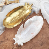 Feather Plate Epoxy Resin Mold Dish Tray Silicone Mould DIY Crafts Home Decor