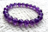 6-10mm Amethyst Bracelet for February Birthstone
