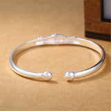 Fede Gimmel Bracelet Sterling Silver Vintage Style Bangle