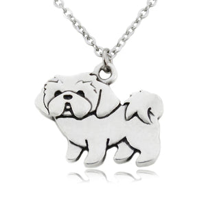 Fei Ye Shih Tzu Dog Charm Necklace