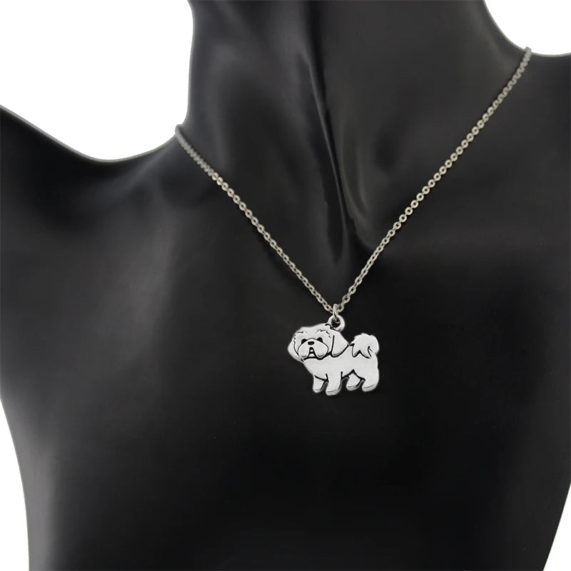 Fei Ye Shih Tzu Dog Charm Necklace