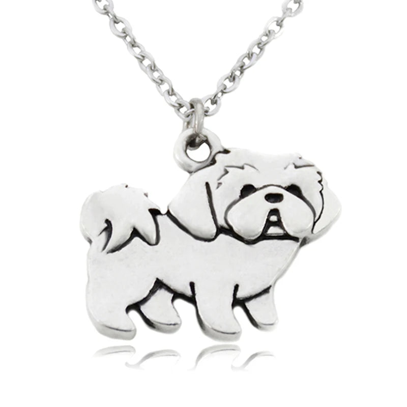 Fei Ye Shih Tzu Dog Charm Necklace