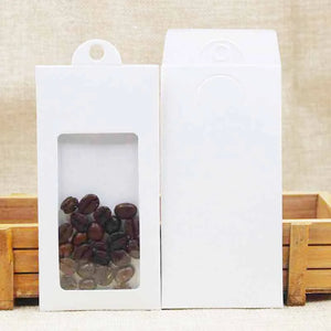 Feiluan custom gift/candy packing box with clear PVC window 10PCS display