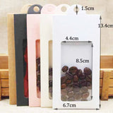 Feiluan custom gift/candy packing box with clear PVC window 10PCS display