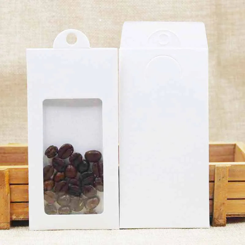 Feiluan custom gift/candy packing box with clear PVC window 10PCS display