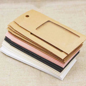 Feiluan custom gift/candy packing box with clear PVC window 10PCS display