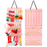 Felt Jewelry Storage Bag Wall Earrings Necklace Glasses Hanging Bag
