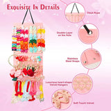 Felt Jewelry Storage Bag Wall Earrings Necklace Glasses Hanging Bag