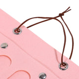 Felt Jewelry Storage Bag Wall Earrings Necklace Glasses Hanging Bag