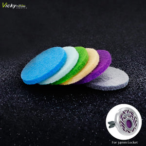 Aromatherapy Diffuser Locket for Car Vent Clip, Felt Pads Included
