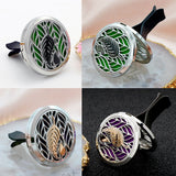 Aromatherapy Diffuser Locket for Car Vent Clip, Felt Pads Included