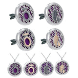 Aromatherapy Diffuser Locket for Car Vent Clip, Felt Pads Included