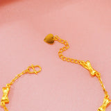 14k Bow-knot Bracelet for Women Girlfriend Birthday Gift