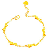 14k Bow-knot Bracelet for Women Girlfriend Birthday Gift