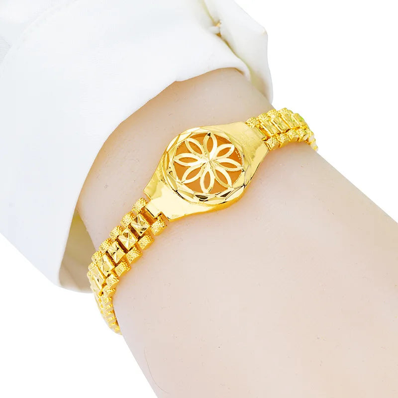 Female 14k Bracelet Hand Chain Bracelets Jewelry Birthday Gift