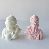Female Body Candle Silicone Mold Blindfolded Girl Aromatherapy Candle Mold