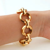 316L Stainless Steel Chain Charms Bracelet For Women 20.5cm