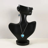 Female Bust Jewelry Display Stand Organizer