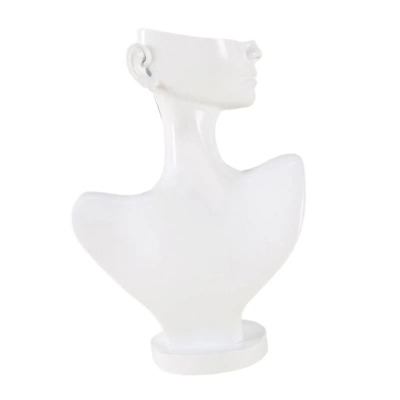 Female Bust Jewelry Display Stand Organizer