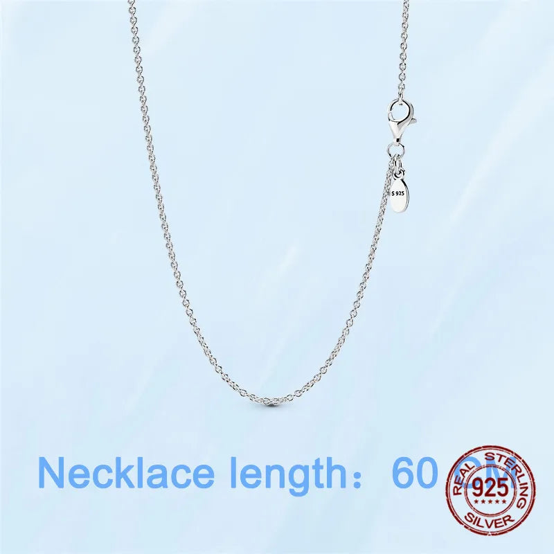 Classic Cable Necklace Rose Necklace for Charm Jewelry