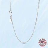 Classic Cable Necklace Rose Necklace for Charm Jewelry
