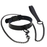 Female Leather Choker Goth Punk Neck Collar