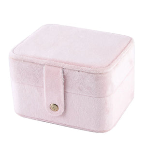 Women's Jewelry Box Earring Organizer Travel Ornaments Case Wedding Gift