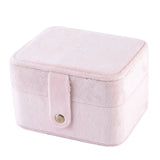 Women's Jewelry Box Earring Organizer Travel Ornaments Case Wedding Gift
