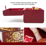 Chinese Style Jewelry Storage Box Double-Layers Organizer