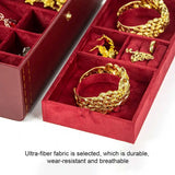 Chinese Style Jewelry Storage Box Double-Layers Organizer
