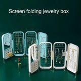 Multilayer Female Jewelry Storage Box Big Capacity Dustproof Necklaces Display