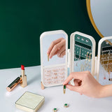 Multilayer Female Jewelry Storage Box Big Capacity Dustproof Necklaces Display