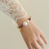 Retro Crystal Mesh Red Small Handwear