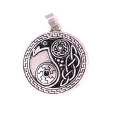 Men's Yin Yang Tai Chi Pendant with Ancient Rune Sigils