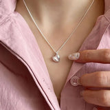 Heart Necklace 925 Sterling Silver for Women