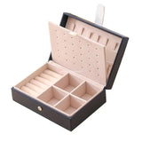 Portable Girls Earrings Jewelry Storage Box