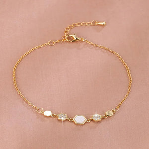 Delicate Opal Shell Bracelet - Personalized Shapeshifting Jewelry