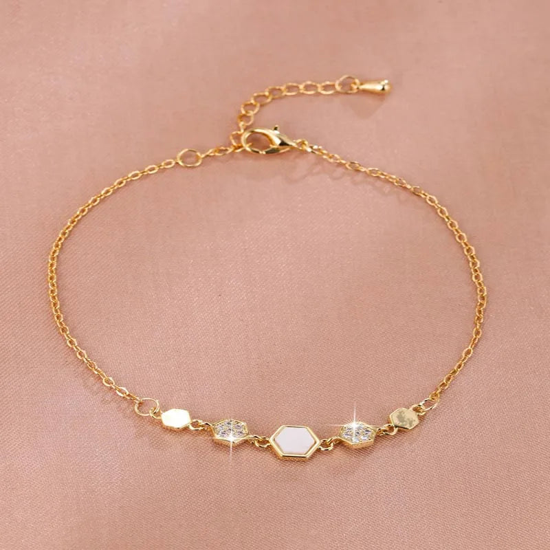 Delicate Opal Shell Bracelet - Personalized Shapeshifting Jewelry