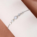 Delicate Opal Shell Bracelet - Personalized Shapeshifting Jewelry