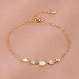 Delicate Opal Shell Bracelet - Personalized Shapeshifting Jewelry