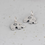Thai Silver Elephant Pendant for Necklace Vintage Jewelry Women