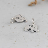 Thai Silver Elephant Pendant for Necklace Vintage Jewelry Women