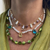Vintage Glamour Evil Eye Pendant Choker Necklace