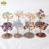 Feng Shui Crystal Tree Gemstones Money Tree Healing Decoration