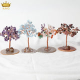 Feng Shui Crystal Tree Gemstones Money Tree Healing Decoration
