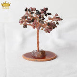Feng Shui Crystal Tree Gemstones Money Tree Healing Decoration