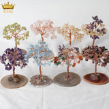 Feng Shui Crystal Tree Gemstones Money Tree Healing Decoration