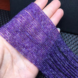 Natural Amethyst Faceted Loose Beads for Jewelry Making